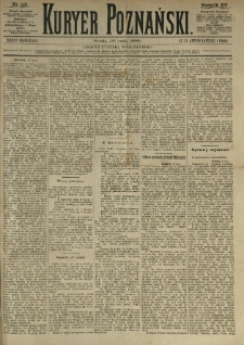 Kurier Poznański 1886.05.26 R.15 nr119