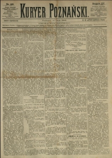 Kurier Poznański 1886.05.30 R.15 nr123