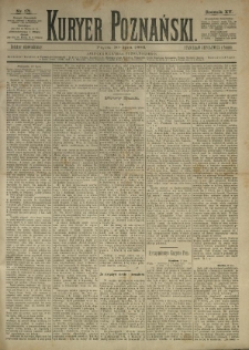 Kurier Poznański 1886.07.30 R.15 nr171