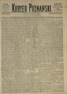 Kurier Poznański 1886.09.19 R.15 nr214