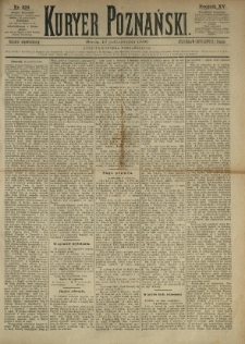 Kurier Poznański 1886.10.13 R.15 nr234