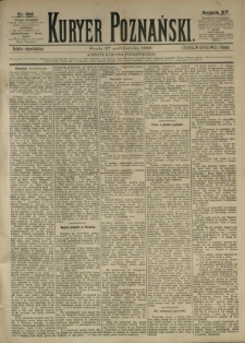 Kurier Poznański 1886.10.27 R.15 nr246