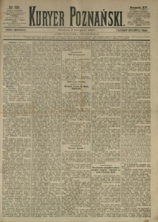 Kurier Poznański 1886.11.09 R.15 nr256