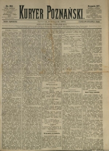 Kurier Poznański 1886.11.18 R.15 nr264