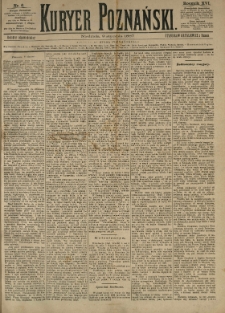 Kurier Poznański 1887.01.09 R.16 nr6