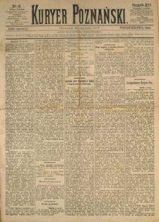 Kurier Poznański 1887.01.20 R.16 nr15
