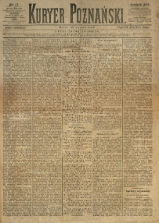 Kurier Poznański 1887.01.22 R.16 nr17