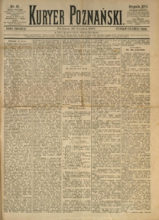 Kurier Poznański 1887.01.23 R.16 nr18
