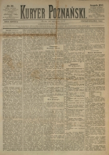 Kurier Poznański 1887.01.26 R.16 nr20