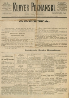 Kurier Poznański 1887.01.27 R.16 nr21