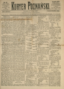 Kurier Poznański 1887.02.27 R.16 nr47