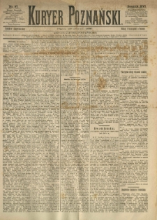 Kurier Poznański 1887.04.29 R.16 nr97
