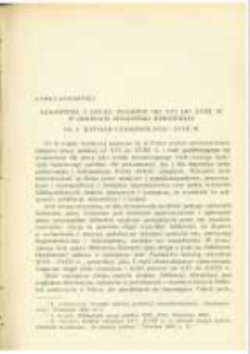 Czasopisma i druki prasowe od XVI do XVIII w. w zbiorach Biblioteki Kórnickiej. Cz. I. katalog czasopism XVII - XVIII w. Pamiętnik Biblioteki Kórnickiej Z. 9-10.
