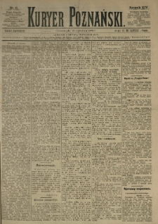 Kurier Poznański 1885.01.15 R.14 nr11