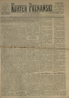 Kurier Poznański 1885.01.21 R.14 nr16