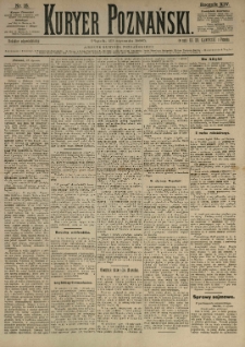 Kurier Poznański 1885.01.23 R.14 nr18