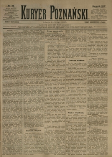Kurier Poznański 1885.02.14 R.14 nr36