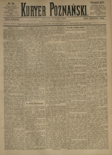 Kurier Poznański 1885.02.17 R.14 nr38