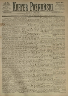 Kurier Poznański 1885.02.21 R.14 nr42