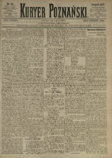 Kurier Poznański 1885.03.14 R.14 nr60