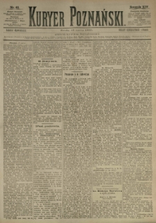 Kurier Poznański 1885.03.18 R.14 nr63