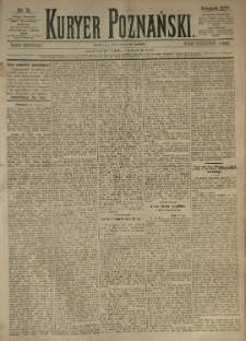 Kurier Poznański 1885.03.28 R.14 nr71