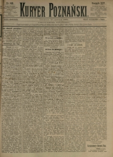 Kurier Poznański 1885.06.25 R.14 nr142