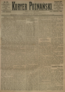 Kurier Poznański 1885.08.05 R.14 nr176