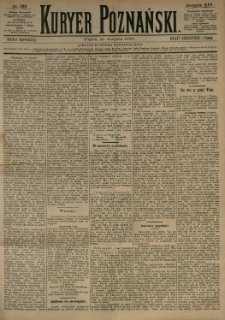 Kurier Poznański 1885.08.21 R.14 nr189