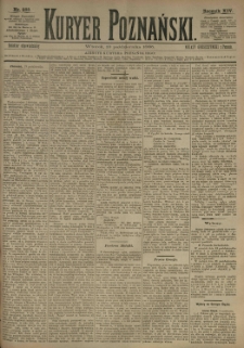 Kurier Poznański 1885.10.13 R.14 nr233