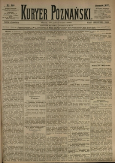 Kurier Poznański 1885.10.28 R.14 nr246