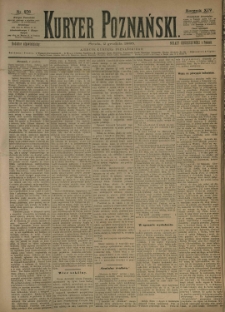 Kurier Poznański 1885.12.02 R.14 nr276