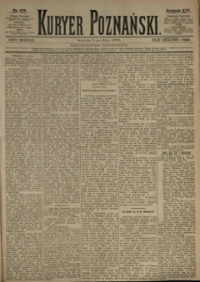 Kurier Poznański 1885.12.05 R.14 nr279