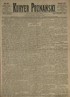 Kurier Poznański 1885.12.06 R.14 nr280
