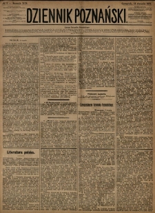 Dziennik Poznański 1877.01.11 R.19 nr7