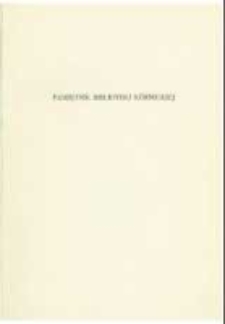 Biblioteka Batignolska jako depozyt w Kórniku (1874-1925). Pamiętnik Biblioteki Kórnickiej Z. 11.