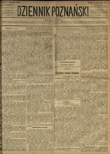 Dziennik Poznański 1877.11.09 R.19 nr256
