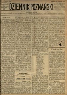 Dziennik Poznański 1877.11.15 R.19 nr261