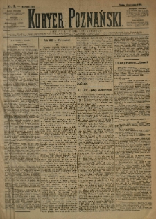 Kurier Poznański 1893.01.04 R.22 nr3