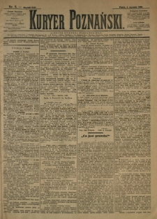 Kurier Poznański 1893.01.06 R.22 nr5