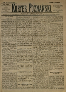 Kurier Poznański 1893.01.08 R.22 nr6