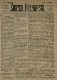 Kurier Poznański 1893.01.11 R.22 nr8