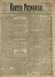 Kurier Poznański 1893.01.18 R.22 nr14