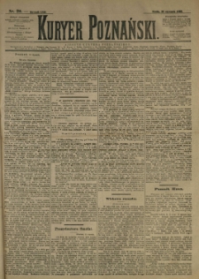 Kurier Poznański 1893.01.25 R.22 nr20