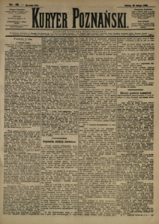 Kurier Poznański 1893.02.25 R.22 nr46