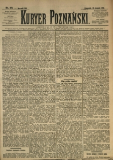 Kurier Poznański 1893.08.10 R.21 nr181