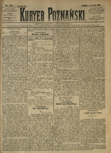 Kurier Poznański 1893.08.13 R.21 nr184