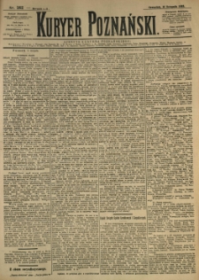 Kurier Poznański 1893.11.16 R.21 nr262