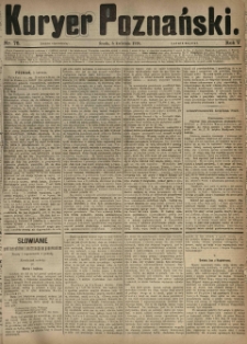Kurier Poznański 1876.04.05 R.5 nr78