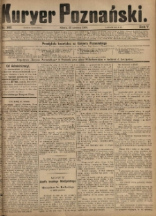 Kurier Poznański 1876.06.24 R.5 nr142
